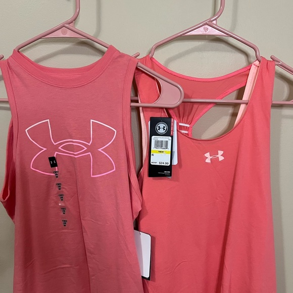NWT girls under armour tanks - Picture 2 of 4